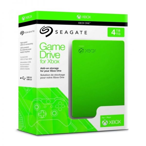 Внешний жесткий диск Seagate STEA4000402 4TB Game Drive for Xbox 2.5" USB 3.0 Green