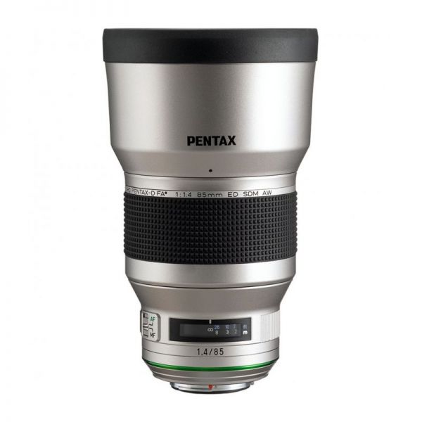 Объектив Pentax HD D-FA 85mm f/1.4 ED SDM AW* Silver Edition