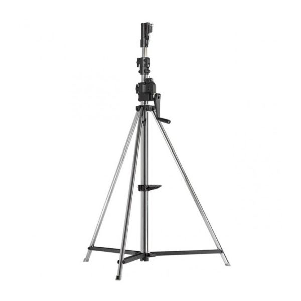 KUPO 483T 3 SCT Wind-Up Stand w/Auto Self-Locking Device с редукторной колонной 181-380см Silver