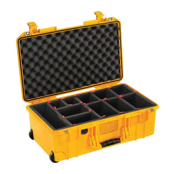 Защитный кейс 1535 Peli Air желтый с жесткими перегородками TrekPak AirTP,WL/TP INSERT,YELLOW,PELI