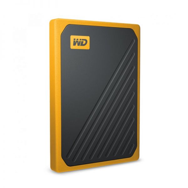 Внешний SSD  WD My Passport Go 1TB WDBMCG0010BYT-WESN Black w/ Amber trim