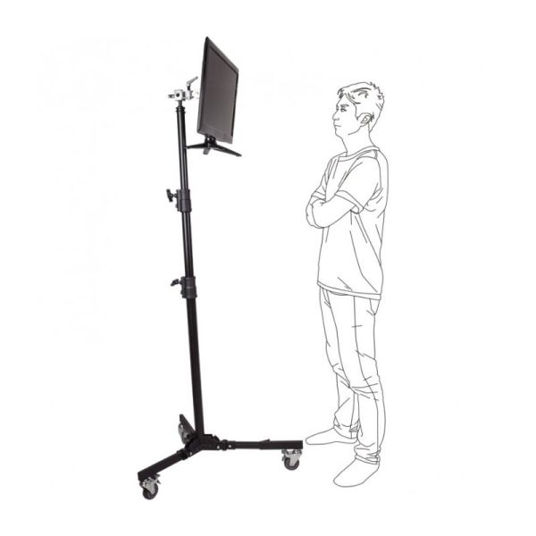 Стойка на колёсах KUPO 322M Monitor roller stand (94,5 - 190 см)