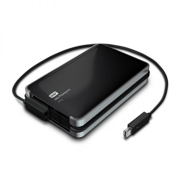 Внешний жесткий диск WD My Passport Pro WDBRMP0020DBK-EESN 2000ГБ 2.5" Thunderbolt