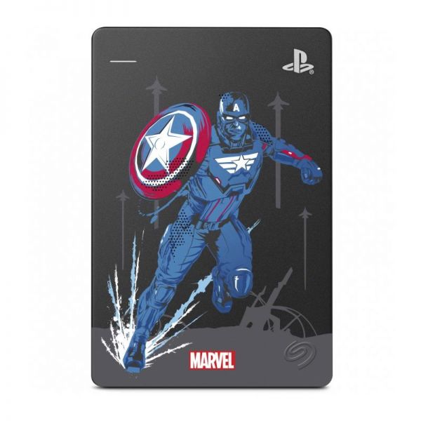 Внешний жесткий диск Seagate STGD2000203 2TB Game Drive for PS4 Captain America  2.5" USB 3.0