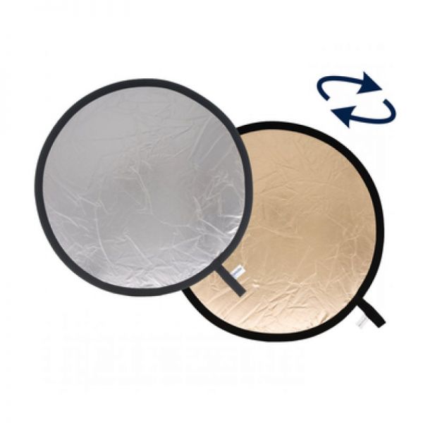 Lastolite LR3836 Collapsible Reflector Sunfire/Silver Отражатель серебряный/мягкое золото 95см