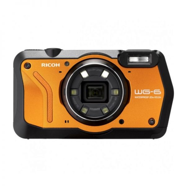 Компактный фотоаппарат Ricoh WG-6 GPS оранжевый