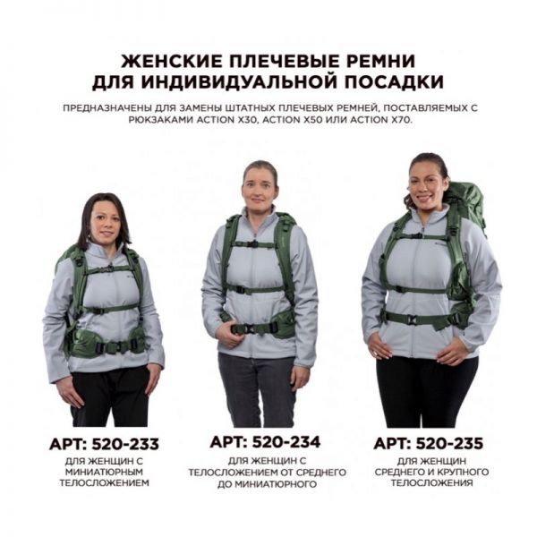 Shimoda Women's Tech Shoulder Strap Army Green Женские ремни для рюкзака (520-235)