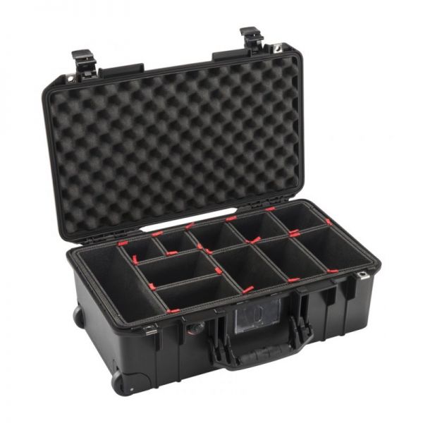 Кейс 1535AirTP,WL/TP INSERT,BLACK,PELI защитный Peli Air черный с жесткими перегородками TrekPak