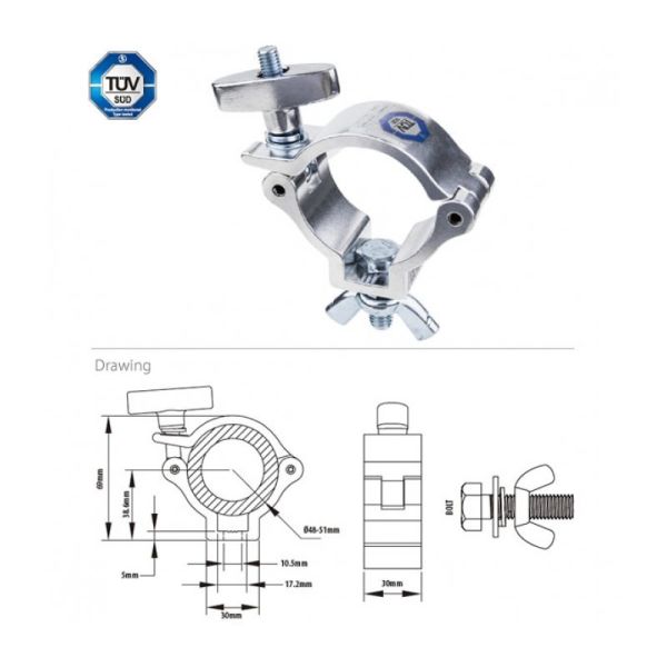 KUPO KCP-901 Burger Coupler Хомут (M10)