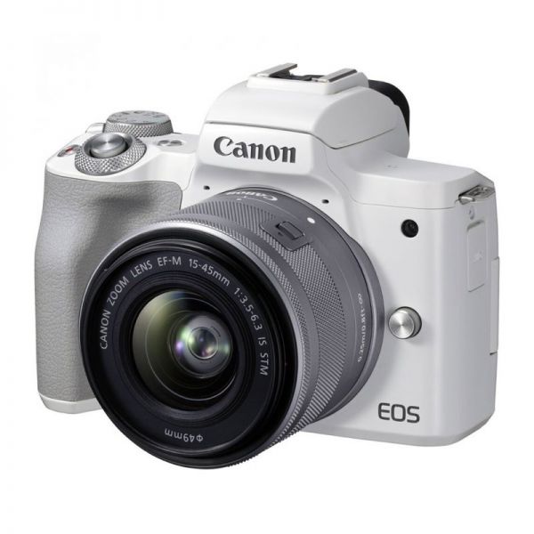 Цифровая фотокамера Canon EOS M50 Mark II Kit EF-M 15-45mm f/3.5-6.3 IS STM White