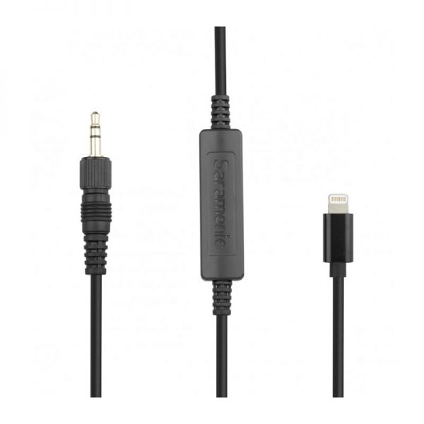 Кабель-переходник Saramonic LC-C35 с 3,5мм на Apple Lightning Audio