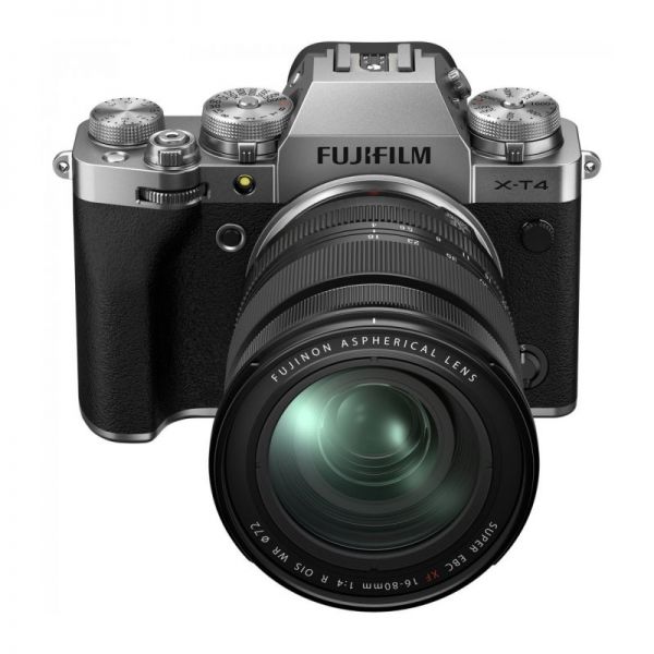 Цифровая фотокамера Fujifilm X-T4 Kit XF 16-80mm F4 R OIS WR Silver