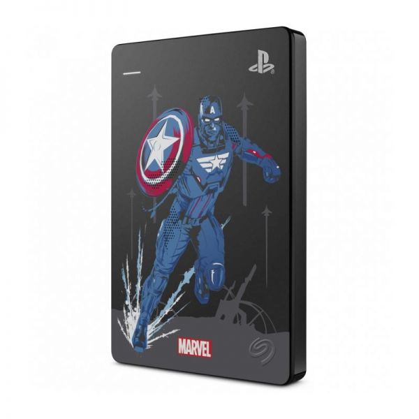 Внешний жесткий диск Seagate STGD2000203 2TB Game Drive for PS4 Captain America  2.5" USB 3.0