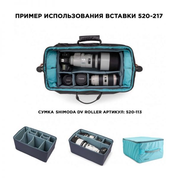 Shimoda Core Unit Extra Large DV Защитная вставка для фотооборудования (520-217)