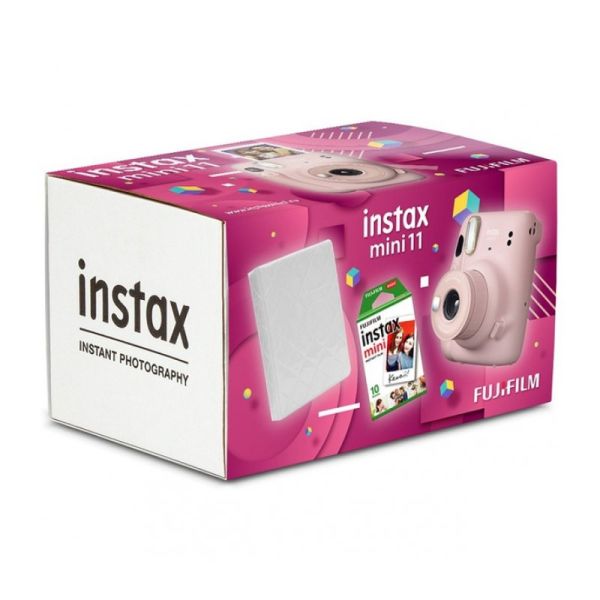 Fujifilm Instax Mini 11 BLUSH PINK GEOMETRIC SET