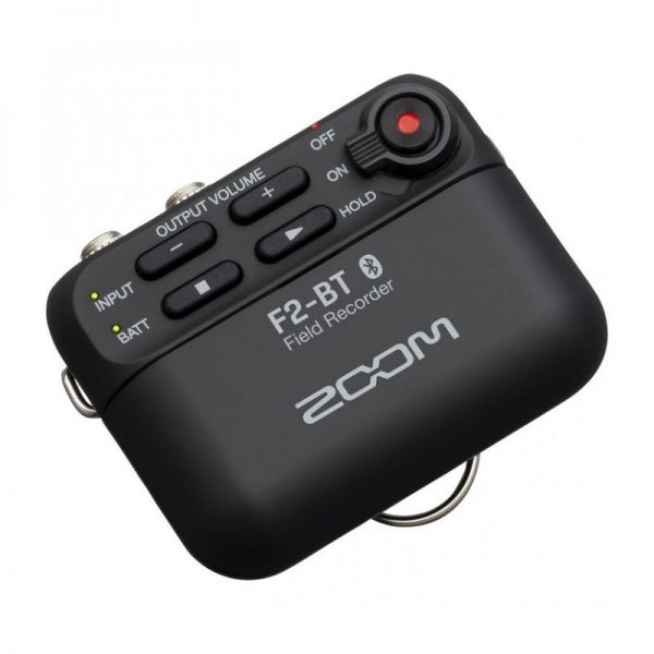 Zoom F2-BT полевой стереорекордер и петличный микрофон, Bluetooth