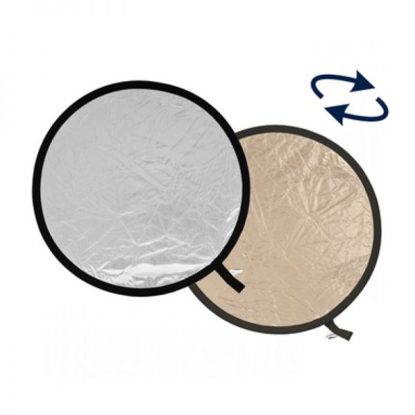 Lastolite LR3028 Collapsible Reflector Sunlite/Soft Silver Отражатель мягкое серебро/золотистый 76см