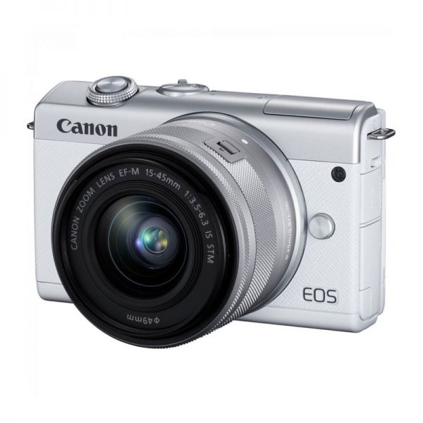 Цифровая фотокамера Canon EOS M200 Kit EF-M 15-45mm f/3.5-6.3 IS STM White