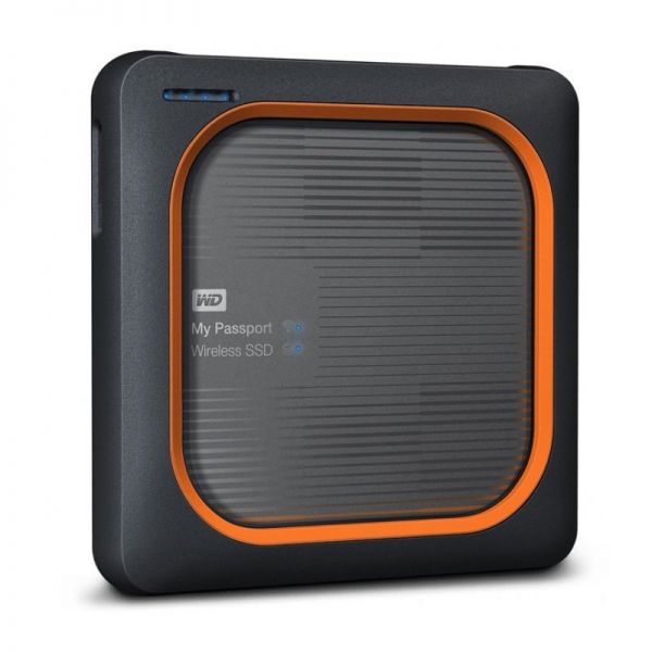 Внешний SSD WD My Passport Wireless  WDBAMJ0010BGY-RESN 1ТБ 2,5" USB 3.1/WiFi, разъём для SD карт