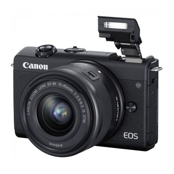 Цифровая фотокамера Canon EOS M200 Kit EF-M 15-45mm f/3.5-6.3 IS STM Black