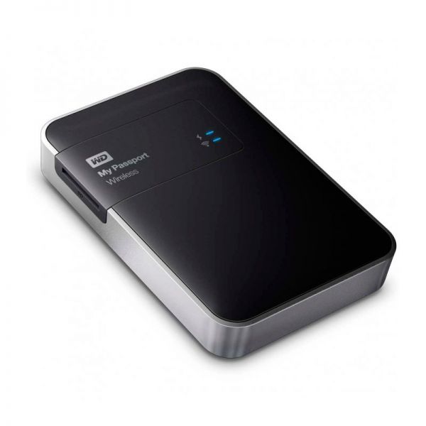 Внешний жесткий диск WD My Passport Wireless WDBK8Z0010BBK-EESN 1000GB 2,5" 5400RPM USB 3.0/WiFi Ext