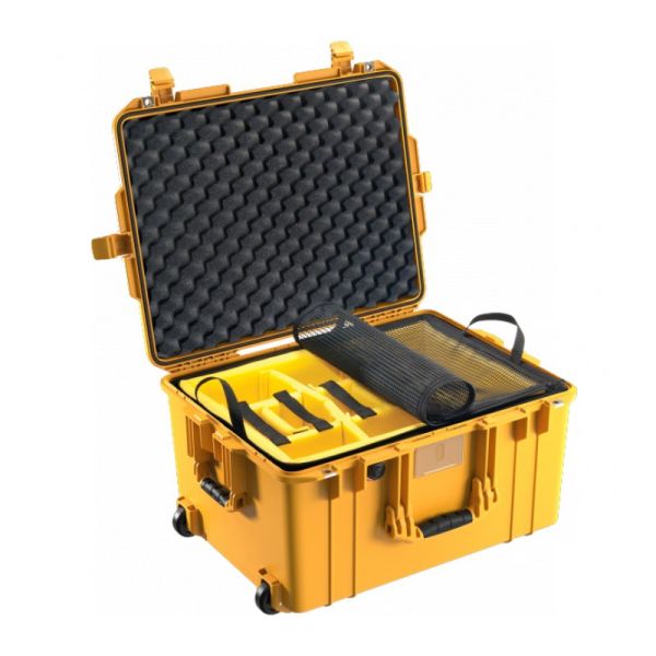 Защитный кейс 1607 Peli Air желтый с мягкими перегородками AirWD,WL/WD,YELLOW,PELI