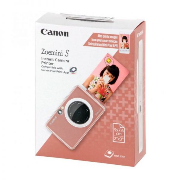 Цифровой фотоаппарат Canon Zoemini S Rose Gold