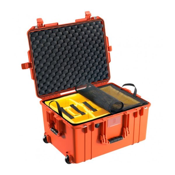 Защитный кейс 1607 Peli Air оранжевый с мягкими перегородками AirWD,WL/WD,ORANGE,PELI