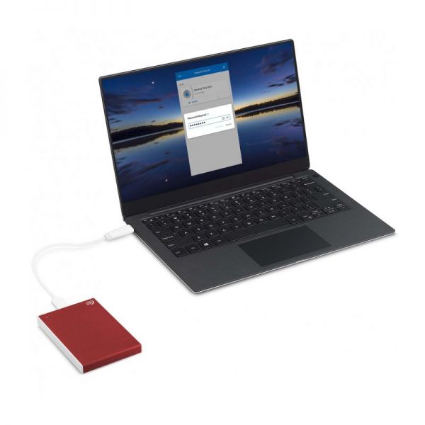 Внешний жесткий диск Seagate STKB1000403 1000ГБ Seagate One Touch portable drive 2.5" USB 3.0 Red