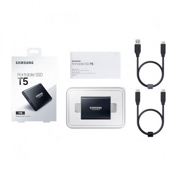 Внешний SSD диск Samsung T5 1Tb (MU-PA1T0B/WW)