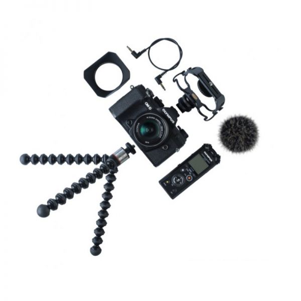 Цифровая фотокамера Olympus OM-D E-M5 mark III kit EW-M1220 black + LS-P4 black