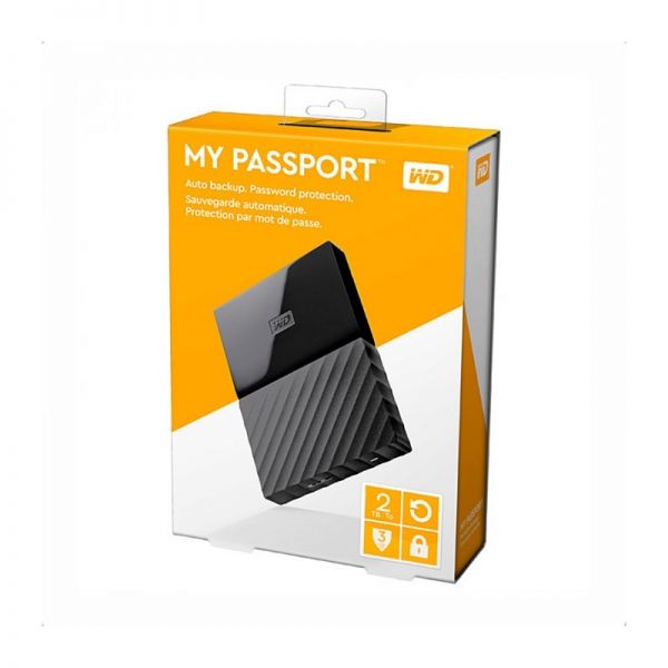 Внешний жесткий диск WD My Passport WDBUAX0020BBK-EEUE 2TB 2,5" USB 3.0 Black