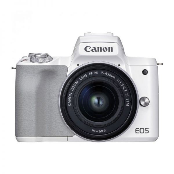 Цифровая фотокамера Canon EOS M50 Mark II Kit EF-M 15-45mm f/3.5-6.3 IS STM White