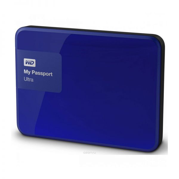 Внешний жёсткий диск WD My Passport Ultra WDBNFV0020BBL-EEUE 2000ГБ 2,5" 5400RPM USB 3.0 Blue