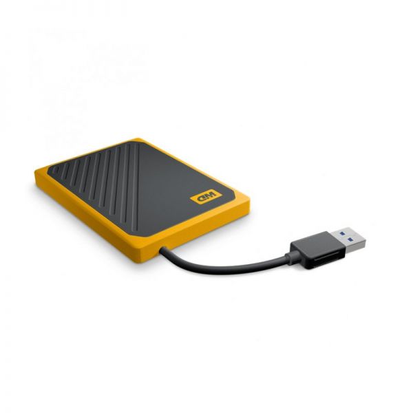 Внешний SSD  WD My Passport Go 1TB WDBMCG0010BYT-WESN Black w/ Amber trim