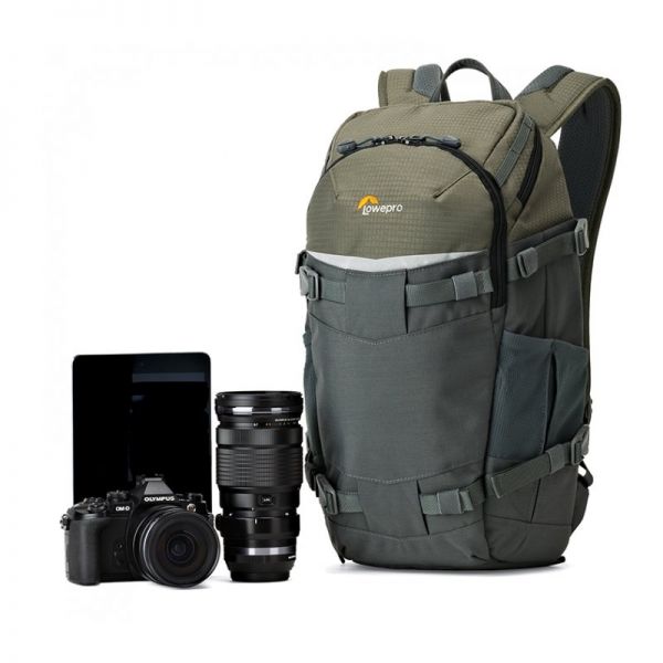 Рюкзак для фотоаппарата Lowepro Flipside Trek BP 250 AW (серый/тем.зел)