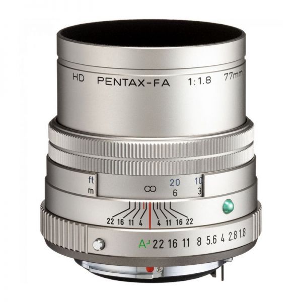 Pentax HD FA 77mm f/1.8 Limited серебристый