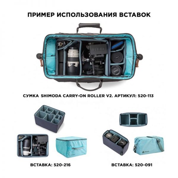 Shimoda Core Unit Large DV Защитная вставка для фотооборудования (520-216)